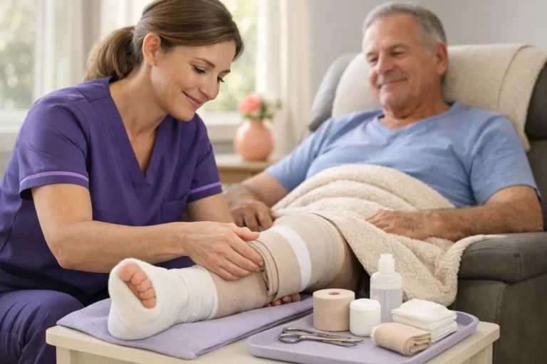 Venous Leg Ulcer Treatment at Home